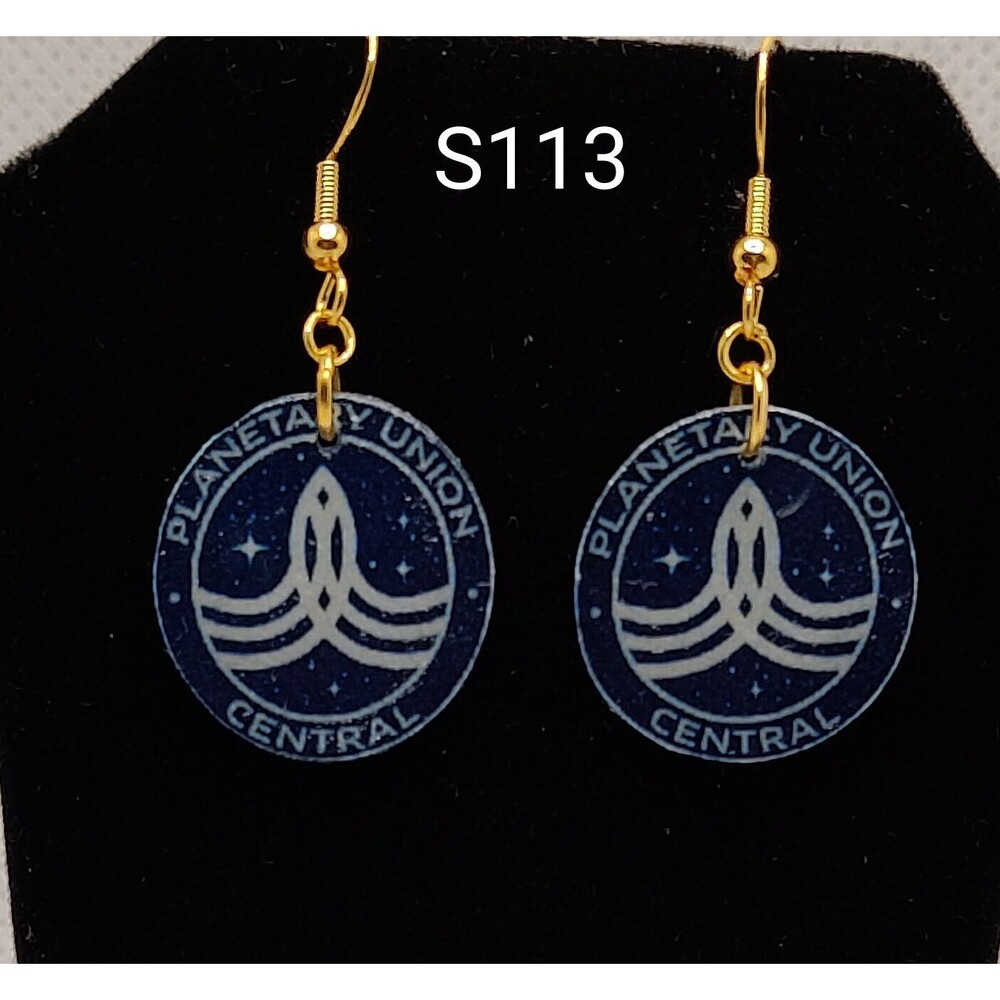 Orville Planetary Union Central Earrings